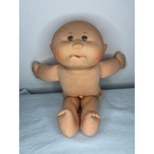 CABBAGE PATCH Baby Doll 1995 #1267XA Xavier Roberts Bald Brown Eyes Caucasian